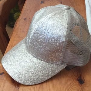 C.C glitter Pony cap